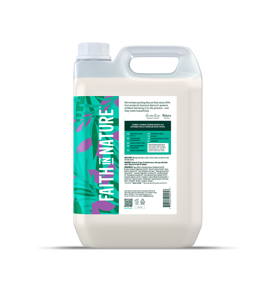 400ml FAITH IN NATURE LAVENDER & GERANIUM LOTION