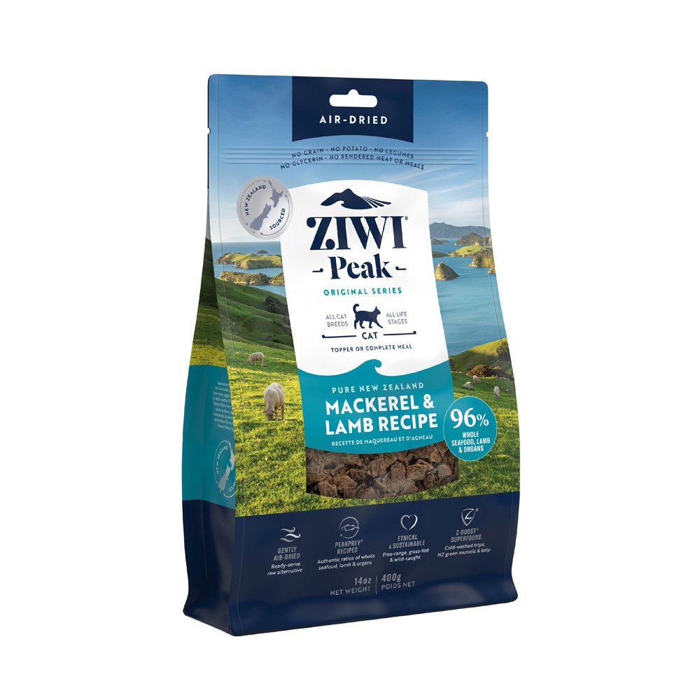 Ziwipeak Daily Cat Air Dried Cuisine Pouch Mackerel & Lamb 400g