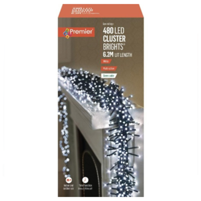 Premier 480 LED Multi-Action Clusterbrights - White
