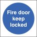 In event of fire do not use lift 150x200mm adhesive backed