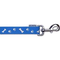 Ancol Paw'n'Bone Lead Blue 19mm x 40" x 1