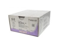 Johnson & Johnson 4/0 Coated Vicryl Sutures - 45cm x 24 16mm, 3/8 Circle, CC - DMI Dental Supplies Ireland - Next Day Delivery