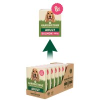 Harringtons Dog Salmon & Potato Tray 8x400g