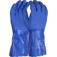 SOFT TRIPLE DIPPED CHEMICAL RESISTANT 12 INCH PVC GAUNTLET