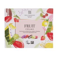 Whitakers foiled dark choc fruit creams in carton - 8x200g