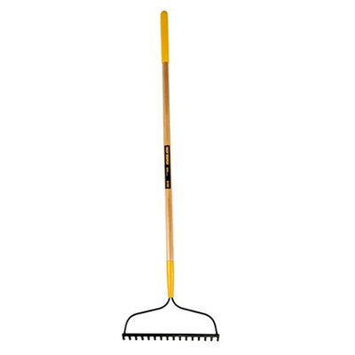 True Temper Bow Rake 16 Tooth Long Handle
