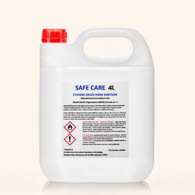 Safe Care 4 Litre of Hand Sanitiser liquid