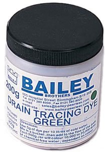 DRAIN TRACING DYE GREEN