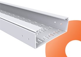 PVC Cable Tray - 60mm Wall Height