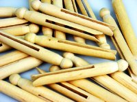 Dolly Pegs - Plain (10)