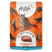 Hi Life Adult Cat Pouches Tuna Flakes in Jelly 18x70gm
