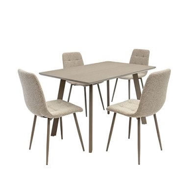 Moderna Dining Table & 4 Chairs