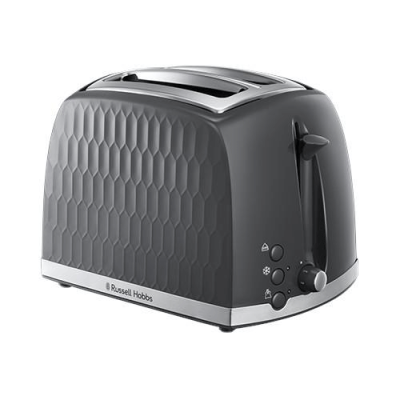 Russell Hobbs 2 Slice Toaster - Honeycomb Grey | 26063