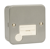 Click 13A Unswitched Fused Spur Metal Clad CL050