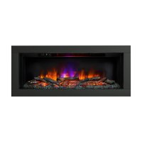 Be Modern FLARE Avella 45" Wall Mounted Inset Electric Fire with 4-Sided Black Trim 19348&nbsp;