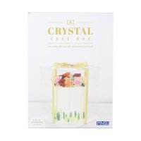 Crystal cake box 8"