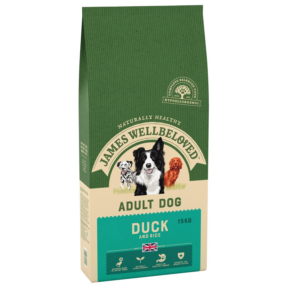 James Wellbeloved Dog Adult Duck & Rice 15kg