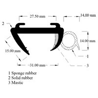 Window Seal
(20m x 30mm Roll w/ Mastic)
(Small Bubble)