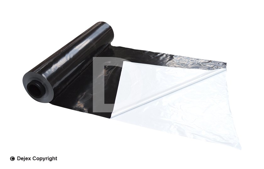 2.0m x 150m x 85mu BLACK/WHITE 