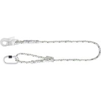 Kratos 2 m Work Positioning Twisted Rope Lanyard with Ring Adjuster
