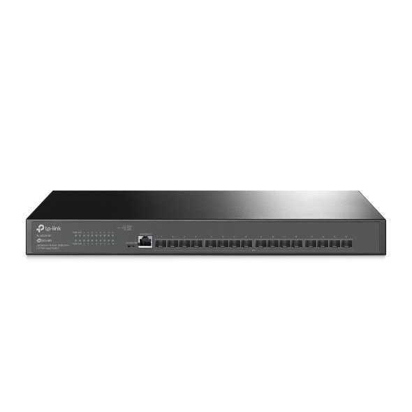 TP-Link TL-SX3016F Managed Network Switch Rear View