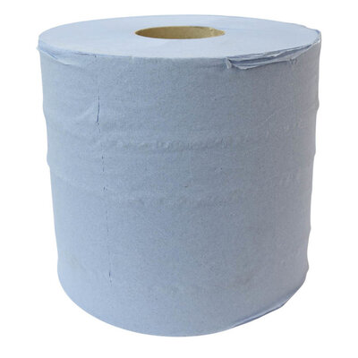 Jangro Centrefeed 2Ply Paper Roll Blue 150m