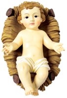 Resin Baby Jesus & Manger 2 1/2 inch   (89010)
