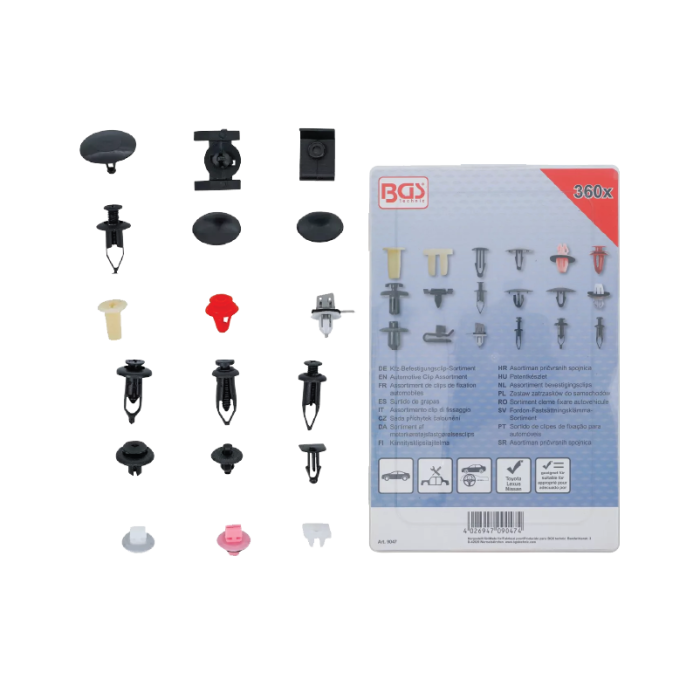 Toyota / Lexus Clip Assortment Set (360pcs.)