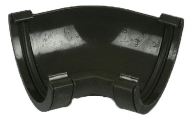 112mm Roundstyle 135 degree Gutter Angle Cast Iron Effect