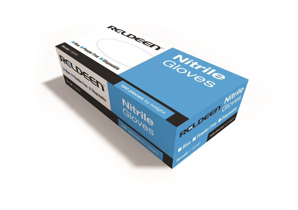 RS PRO Nitrile Powder Free Household Gloves 6mil