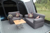 Outdoor Revolution Inflatable Campese Duo Two Seat Sofa and Chair