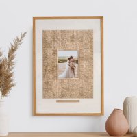 Jigsaw Wooden Guestbook With Display Box