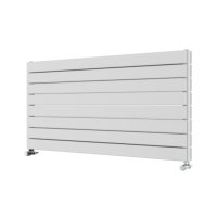 Tucker French 595 x 1200mm Double Panel White Horizontal Radiator (Heating Only)