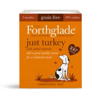 Forthglade Just 90% Meat Grain Free Turkey 18x395g