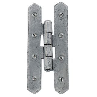 33628 - Pewter 4 Inch H Hinge (Pair)
