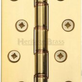 HG99-350-PB - Heritage Brass Hinge Brass With Phosphor Washers 4 x 2 5/8 Polished Brass Finish