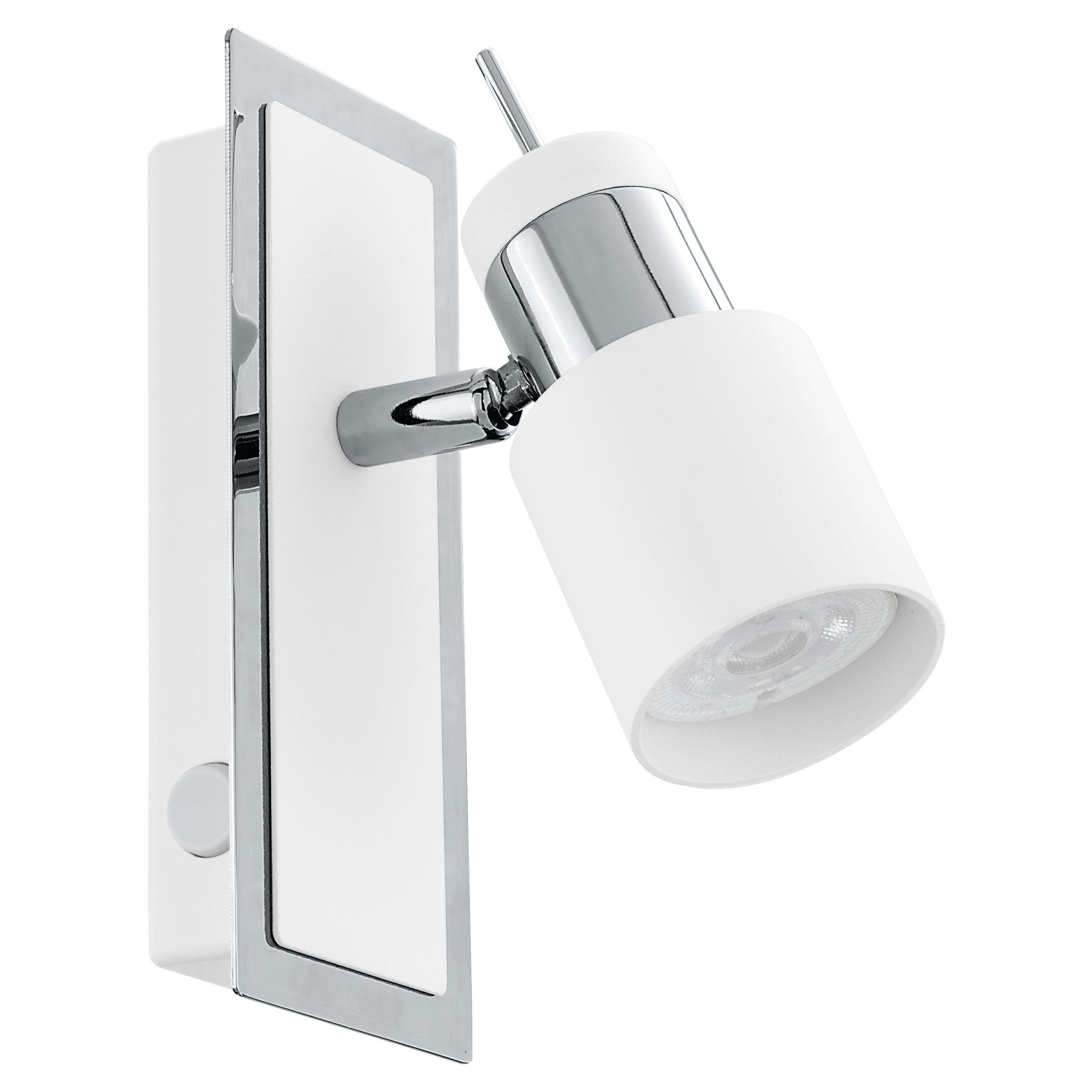 Eglo Davida 1 Light LED Adjustable Switched Spotlight White