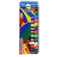 Solid Paint Sticks - Classic Mix Colours (12 piece) 