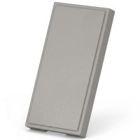 Lincoln 1/2 Module Grey Insert Blank - 24mmX49mm - 3290-030
