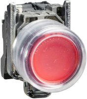 Industrial Pushbutton Switch, Harmony XB4 Series, SPST-NC, Momentary Spring Return, Screw Clamp