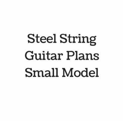 Steel String Guitar Plans, small model