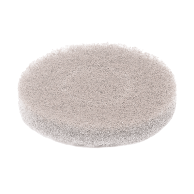 Motorscrubber 20cm White Twister Pad  2pk