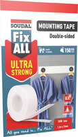 Soudal Fix All 150Kg Ultra Strong Mounting Tape 1.5 Metre
