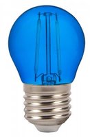 2W G45 LED Blue Colour Filament Bulb E27