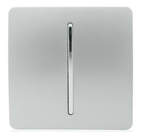TRENDI 1 GANG 2 WAY SWITCH SILVER