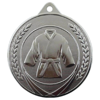 50mm Silver Martial Arts Medal