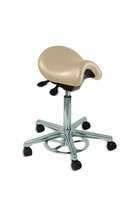 Bambach Standard Vinyl Saddle Stool Stone - DMI Dental Supplies Northern Ireland - Next Day Delivery