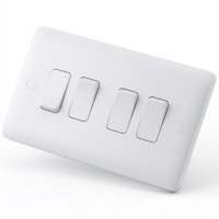Slimline Switch 4 gang 2 way 