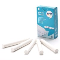 Dustless Chalk - White (12pcs) 
