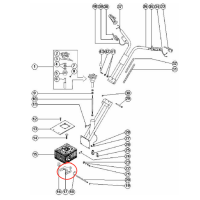 BELLE / ALTRAD - 1400 Pro Trowel Yoke Arm [600]
